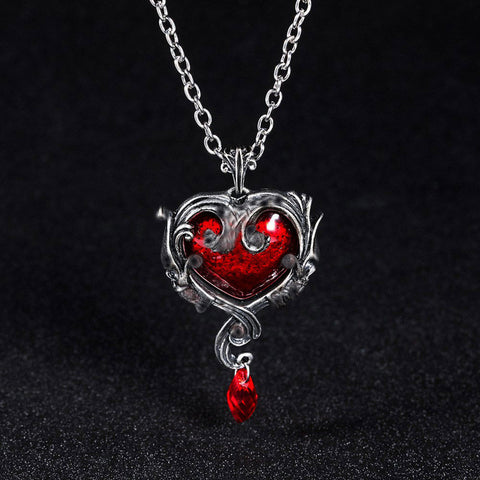 Heart Crystal Necklace