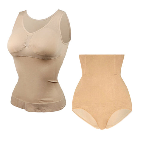 Tummy Control Shapewear Shaper Bodysuit Slimming High Waist Panties Seamless Briefs for Womens