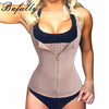 Bodysuit Women Slimming Zipper Waist Trainer Tummy Waist Cincher Tank Corrective Shapewear Tops