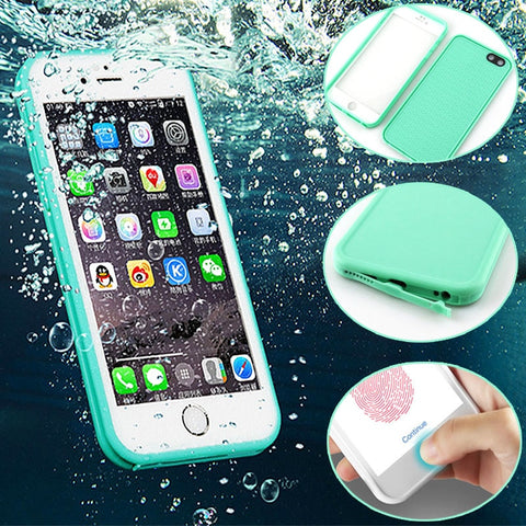 Colorful Candy Color Diving Waterproof Case For iPhone