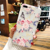 Fashion 3D Relief Flowers Phone Case For iPhone