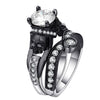 Skull Vintage Zirconia Ring