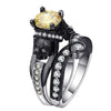 Skull Vintage Zirconia Ring