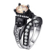 Skull Vintage Zirconia Ring