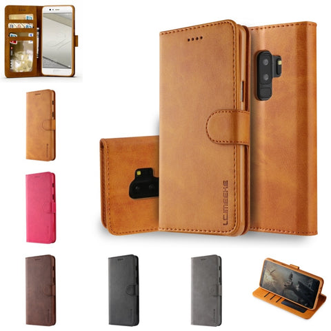 Leather Flip Book Wallet Stand Phone Case