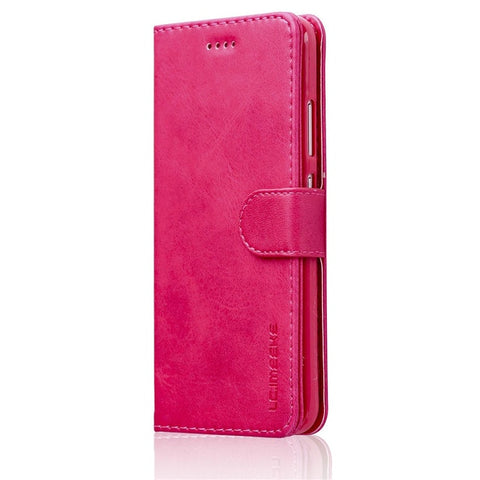 Leather Flip Book Wallet Stand Phone Case