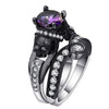 Skull Black Zirconia Ring