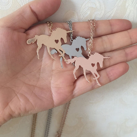 Horse unicornio Necklace